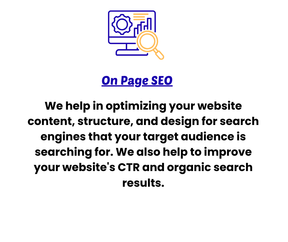 On Page SEO