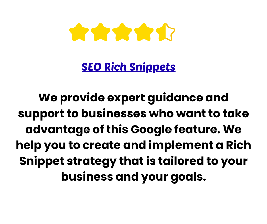 SEO Rich Snippets